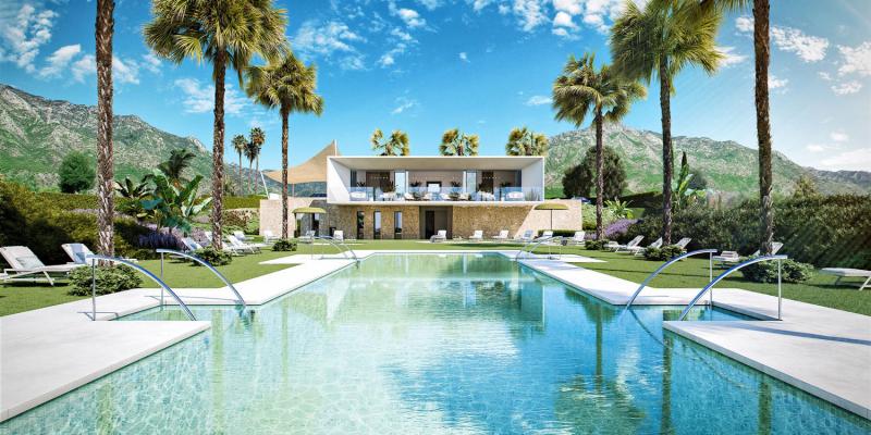 36 exclusive villas in the heart of Benalmadena, within the natural park of Torremuelle and privileged views to the Mediterranean Sea and its coast.