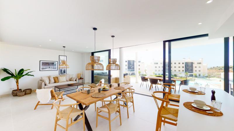 Fantástico apartamento de 2 dormitorios y 2 baños en Higueron West con cocina al aire libre y calefacción por suelo radiante