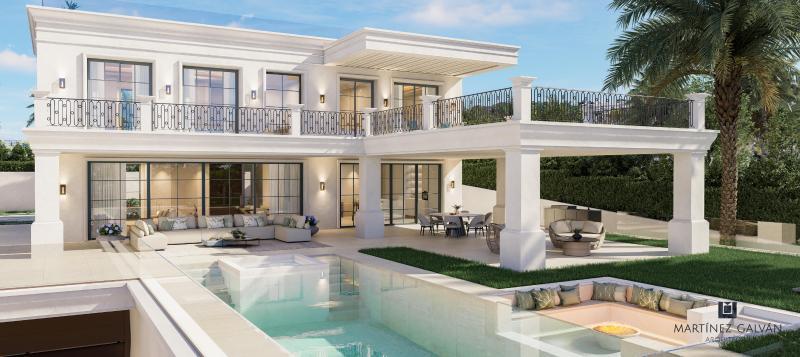 Exquisite Luxury Villa Project for Sale in the Prestigious Nagüeles Area, Marbella