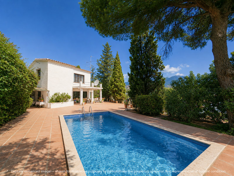 Villa Renovation Opportunity with Two Independent Guest Bungalows Near Mijas Pueblo