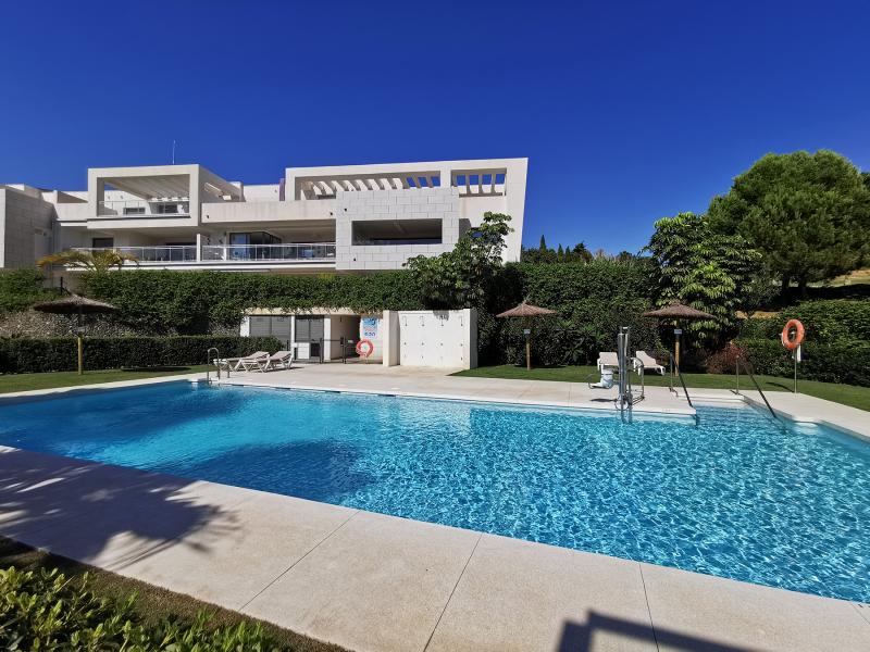 Contemporary beachside apartment for sale in Casares Playa.