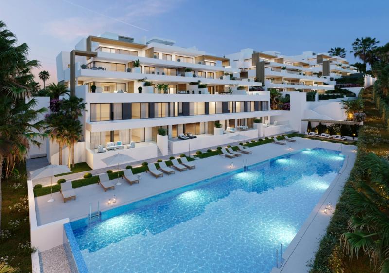 A1556-114 New Luxury Apartments Project in Estepona