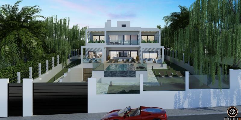 Villa till salu i Elviria Playa, Marbella Öst