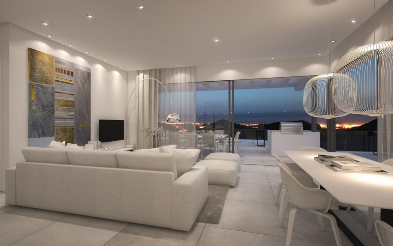 ARFA1118 - Modernos apartamentos con vista al mar en venta sobre la ciudad de Marbella