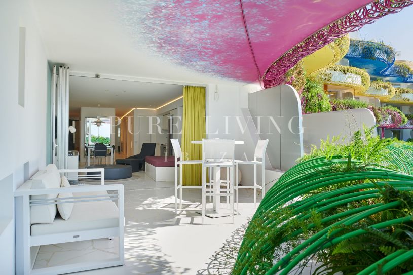 Uitzonderlijk modern appartement in Las Boas, Marina Botafoch, Ibiza