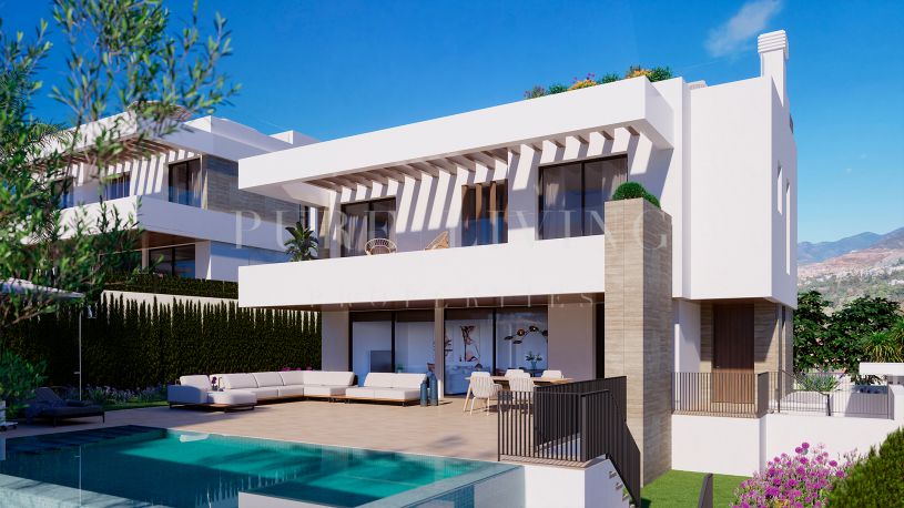 Luxe villaproject met 7 unieke villa's met prachtig uitzicht op zee op de toplocatie Atalaya