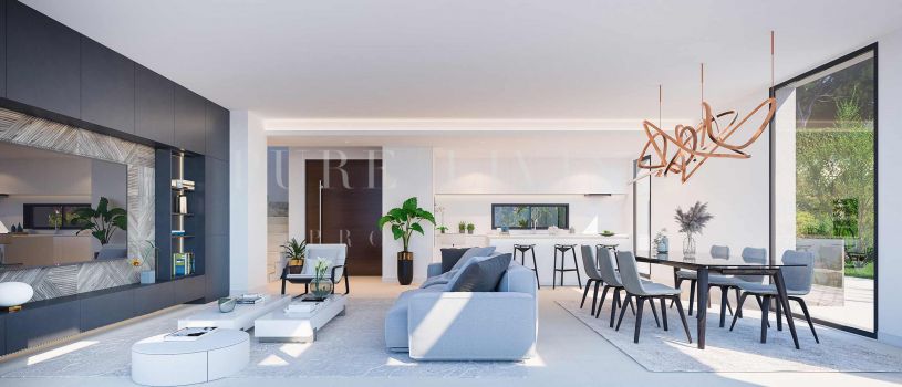 Modern and contemporary villas with organic and natural elements in Benahavis