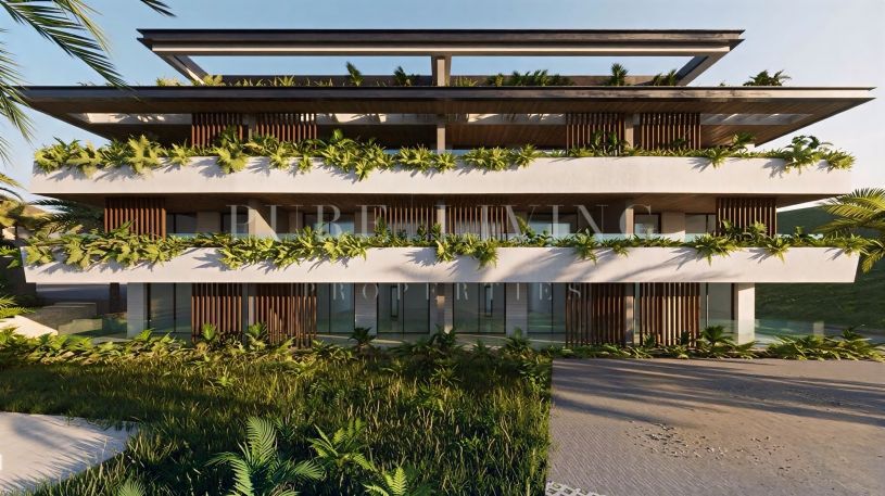 Apartamentos contemporáneos en primera línea de golf con impresionantes vistas al mar