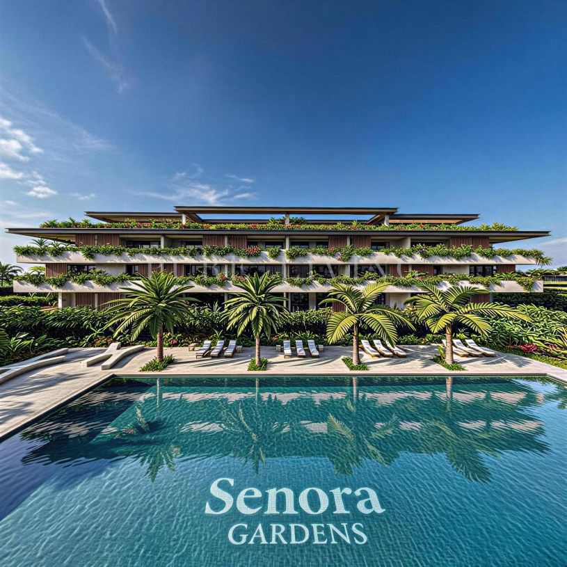 Apartamentos contemporáneos en primera línea de golf con impresionantes vistas al mar