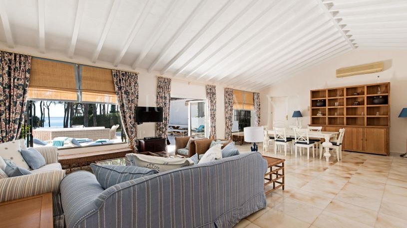 Villa en primera línea de playa en el Hotel Marbella Club