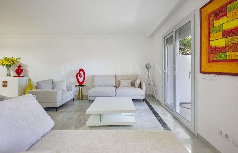 Het elegante appartement op de begane grond in Monte Paraíso, Golden Mile – Marbella