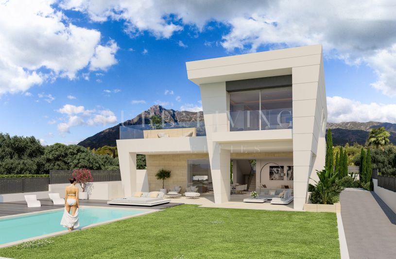 Spectaculaire villa moderne sur plan à vendre à Nagüeles, Marbella Golden Mile