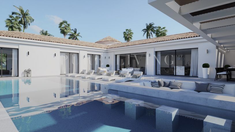 Excepcional Villa de diseño junto al golf en Nueva Andalucía