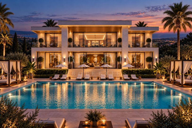 Outstanding project with amazing panoramic views located in Marbella Club Golf Resort, Benahavís