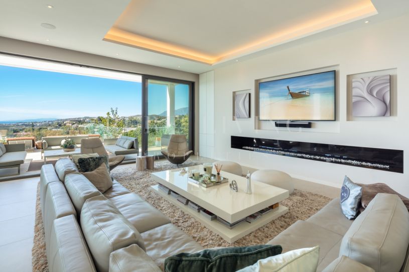 Superbe villa de sept chambres avec vue panoramique à La Quinta.