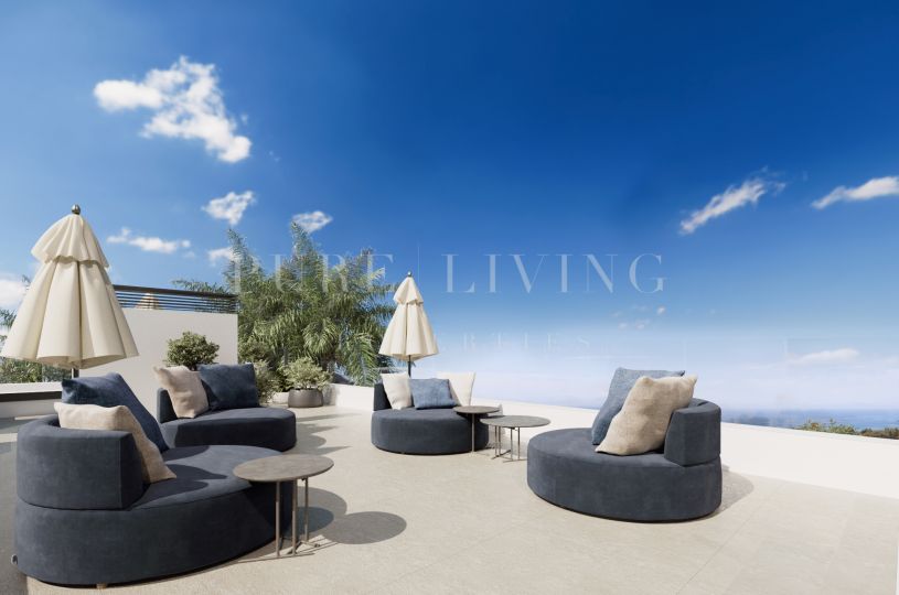 Moderne luxe villa met zee- en bergzicht te koop in Cascada de Camoján, Marbella Golden Mile.