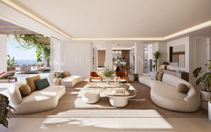 Espectacular apartamento de 4 dormitorios en planta media en la urbanización más nueva de la Milla de Oro de Marbella - EARTH