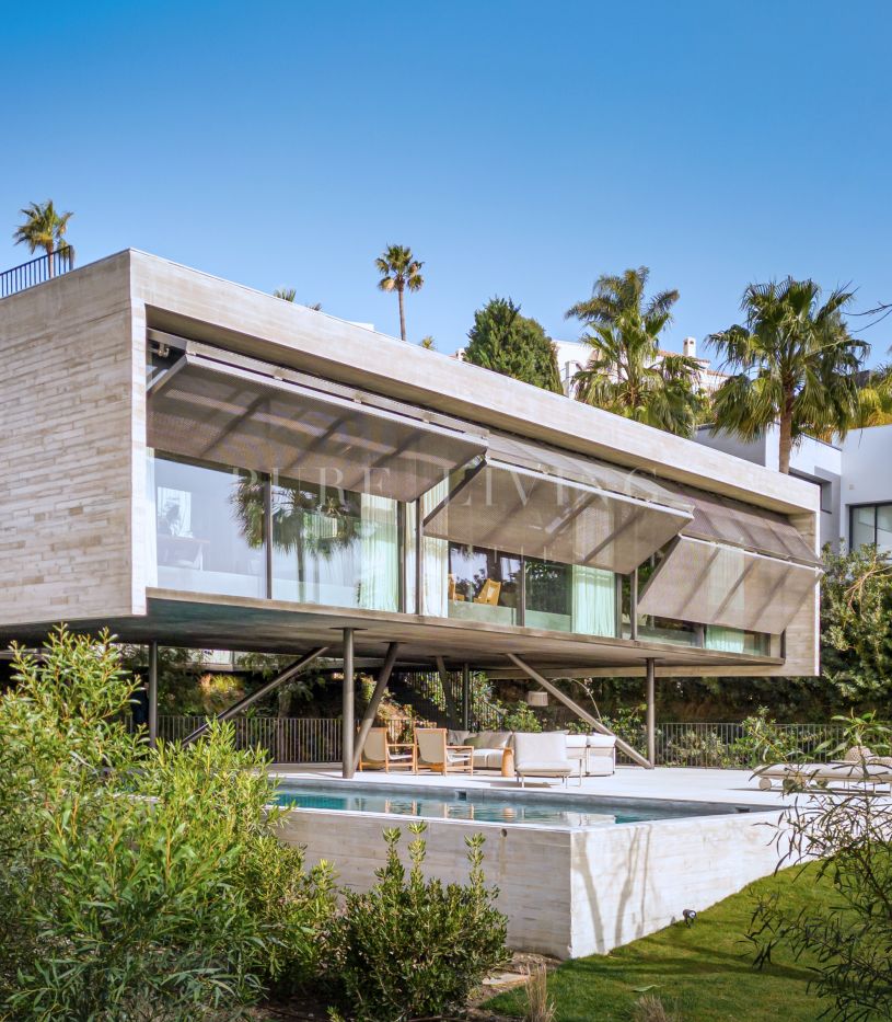 Villa with unique architecture and stunning panoramic views of the Mediterranean Sea