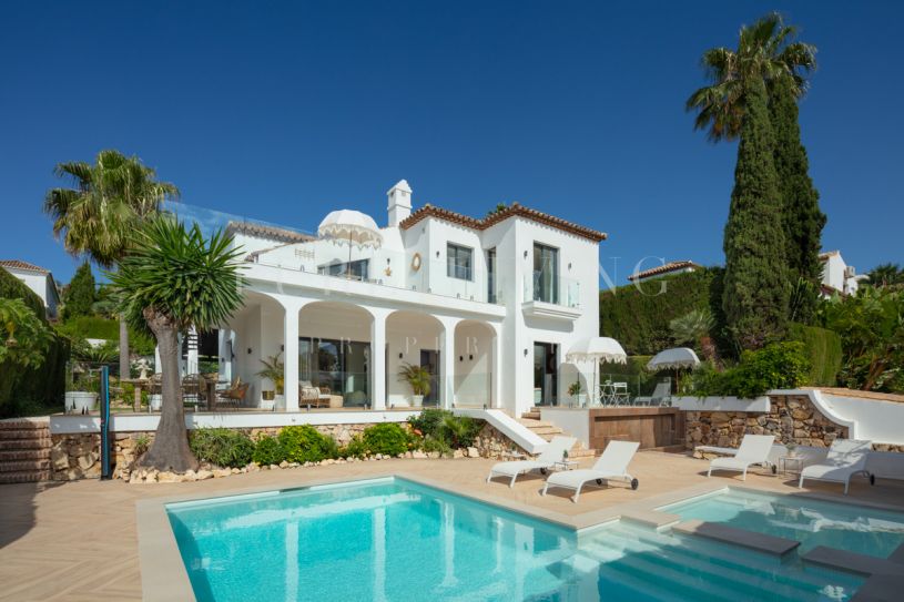 Elegante villa contemporánea de estilo boho en Marbella Country Club