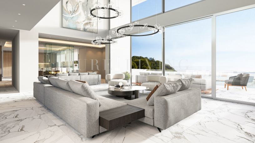 Brand new contemporary six bedroom luxury villa for sale in Paraiso Alto