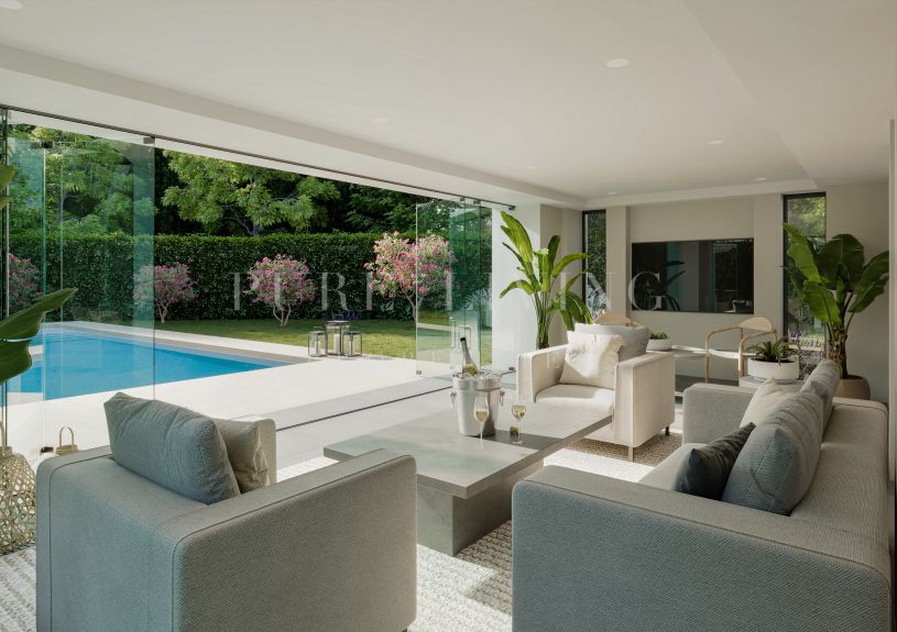 Elegante villa met vier slaapkamers in Nueva Andalucía