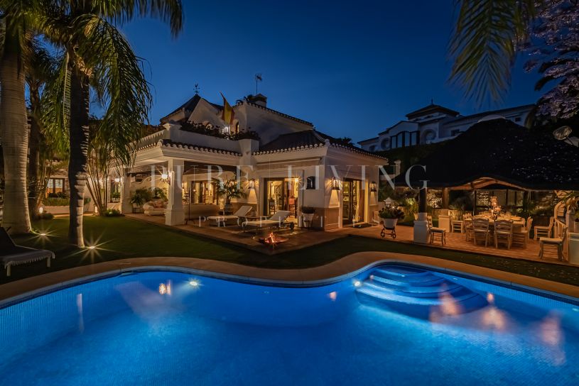 Een prachtige familie villa gelegen in Bahia de Marbella