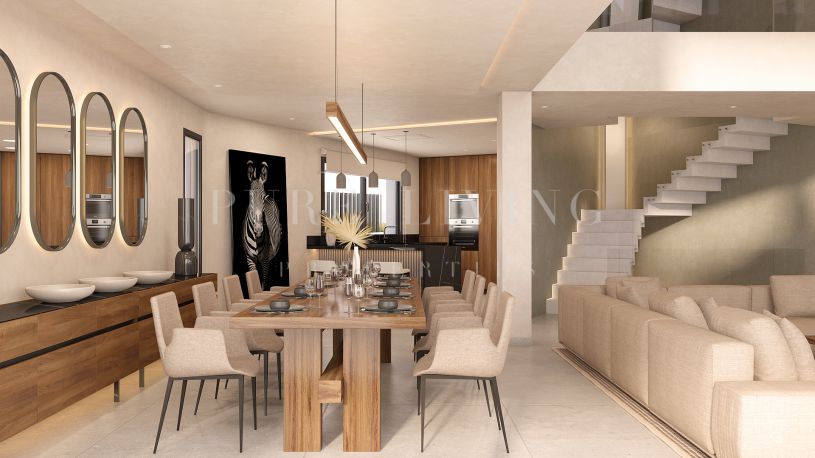 Nouveau projet de villa contemporaine de quatre chambres à Guadalmina Baja, Marbella