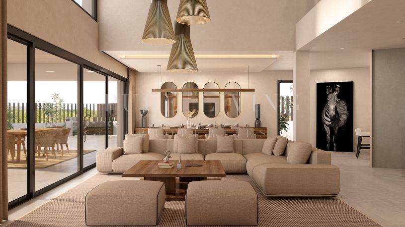 Nouveau projet de villa contemporaine de quatre chambres à Guadalmina Baja, Marbella