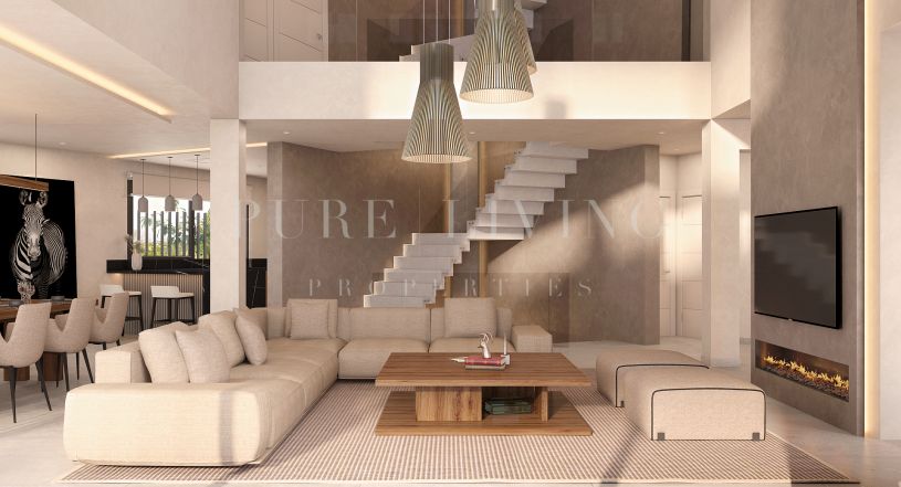 Nouveau projet de villa contemporaine de quatre chambres à Guadalmina Baja, Marbella