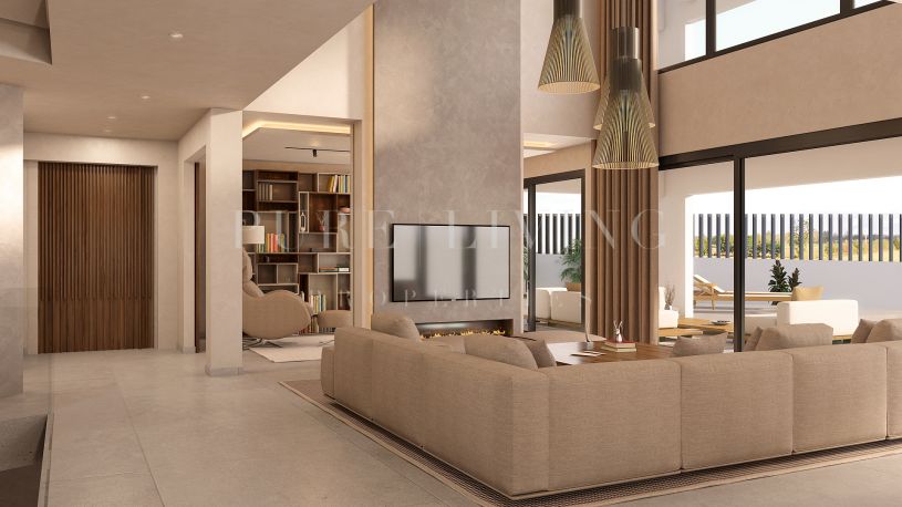 Nouveau projet de villa contemporaine de quatre chambres à Guadalmina Baja, Marbella