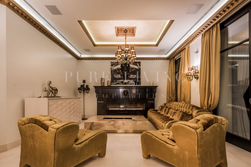 Luxury seven bedroom villa with spectacular views in Hacienda Las Chapas, Marbella East.