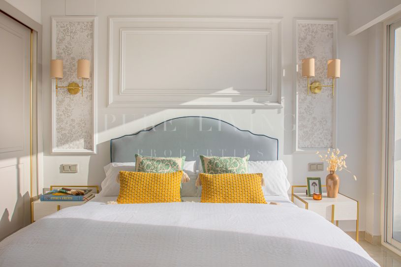 Ático en la Milla de Oro con jacuzzi privado y vistas al mar