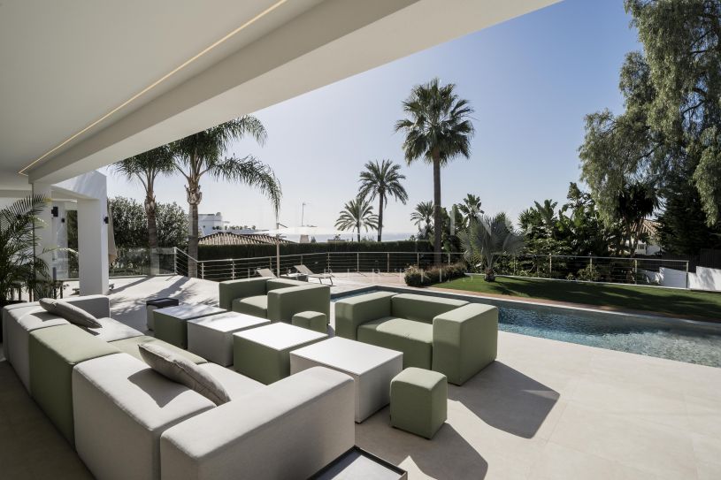 Villa de luxe au design exclusif à vendre sur la Golden Mile de Marbella