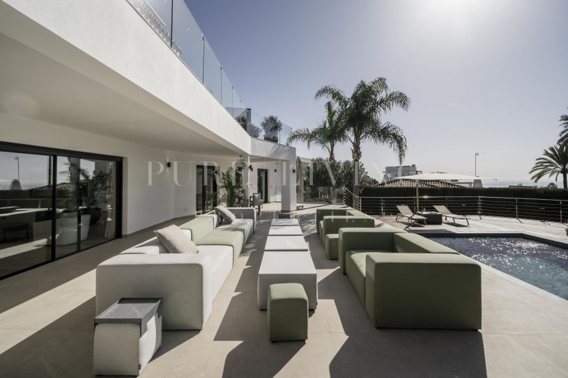 Villa de luxe au design exclusif à vendre sur la Golden Mile de Marbella
