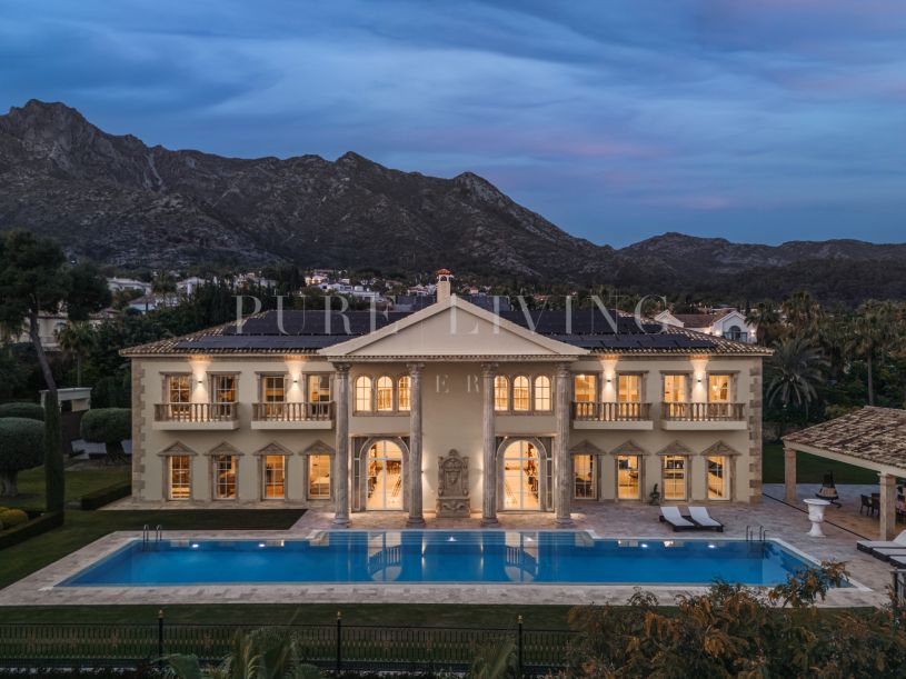 Een luxe villa in Sierra Blanca met klassiek design en modern comfort