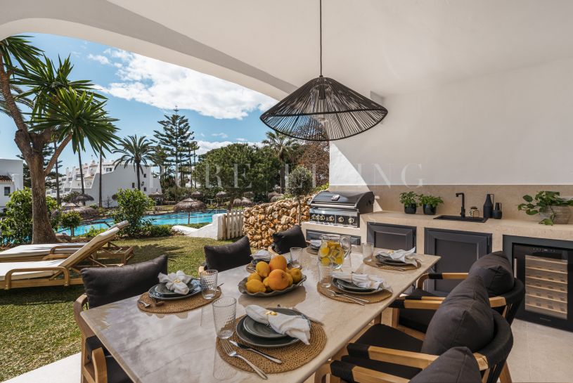 Apartamento renovado en primera línea en el corazón de la Milla de Oro