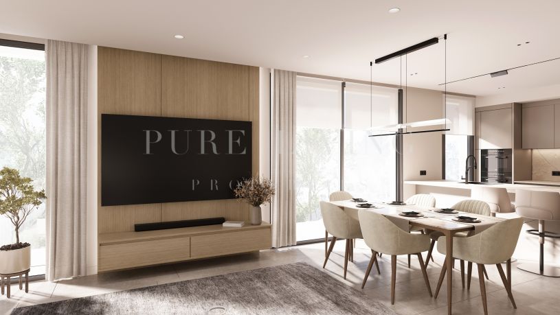 Prachtige 3-slaapkamerwoning met uitzicht op zee en de bergen in exclusief omheind gebied