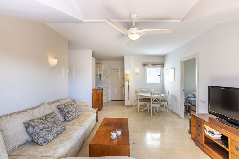 Charming two bedroom penthouse with sea views, located in the prestigious area of La Carolina, Marbella's Golden Mile