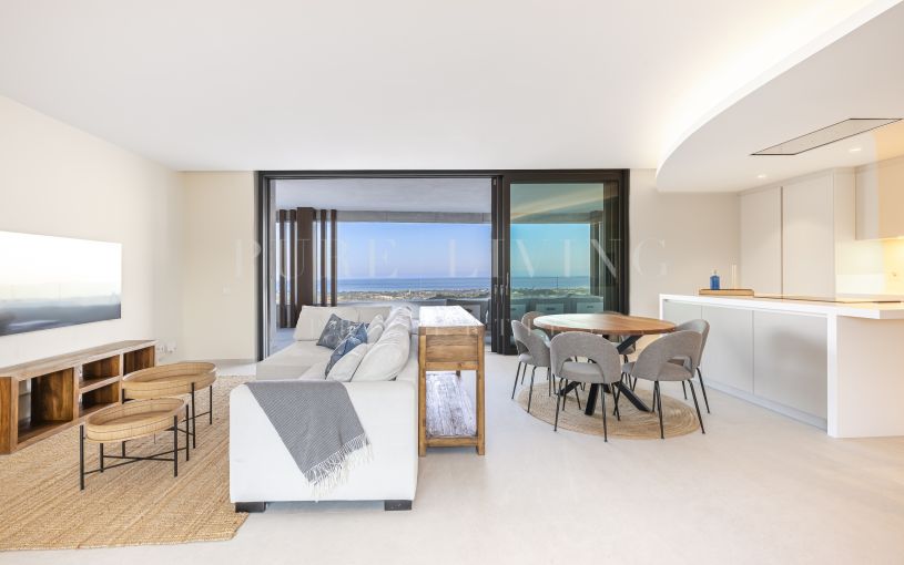 Appartement impressionnant de trois chambres avec vue sur la mer à Real de La Quinta.