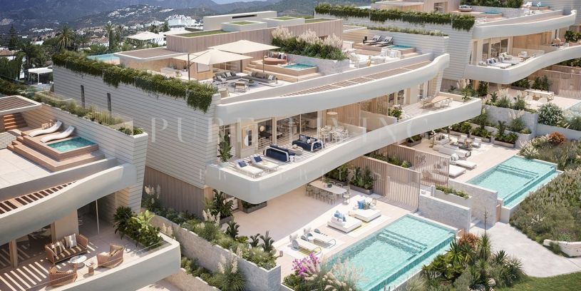 Luxe Kustleven: Duplex Appartement met 2 Slaapkamers op de Begane Grond met Privézwembad in Dunique Marbella