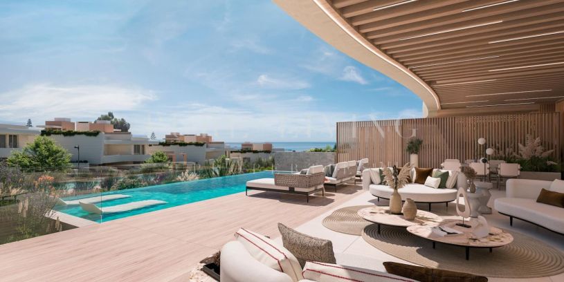 Luxe Kustleven: Duplex Appartement met 2 Slaapkamers op de Begane Grond met Privézwembad in Dunique Marbella