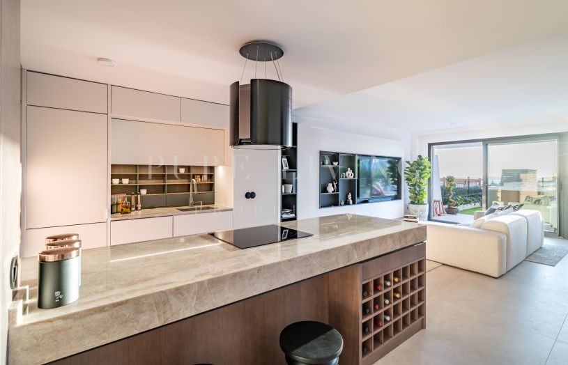 Three-Bedroom Semi-Detached Villa with Sea and Mountain Views in an Exclusive Resort in Mijas Costa