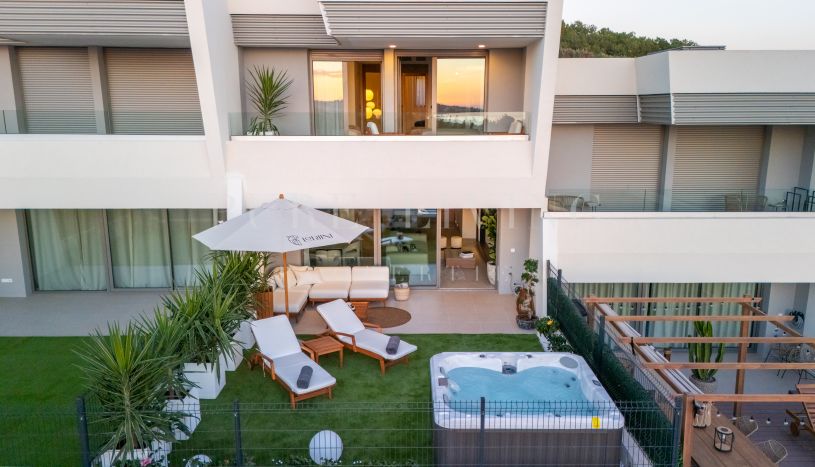 Three-Bedroom Semi-Detached Villa with Sea and Mountain Views in an Exclusive Resort in Mijas Costa