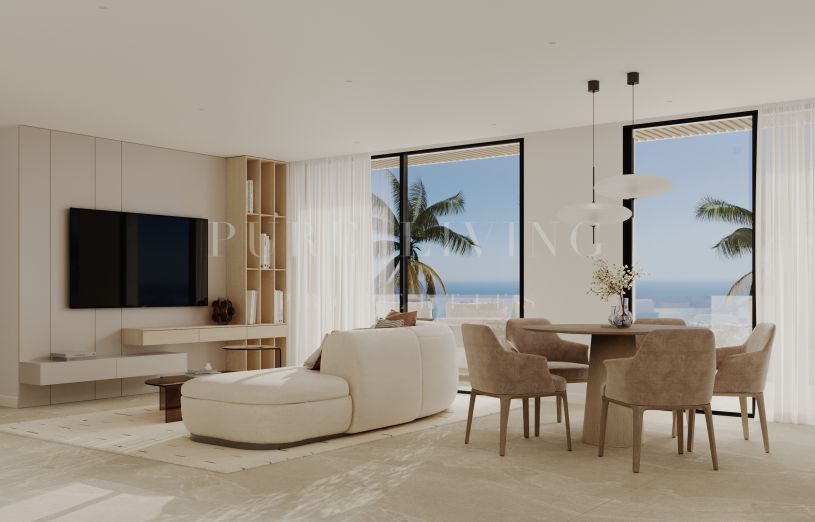 Stunning 2-bedroom apartment with gorgeous panoramic views, located at Emerald View Club Residences in Buenavista