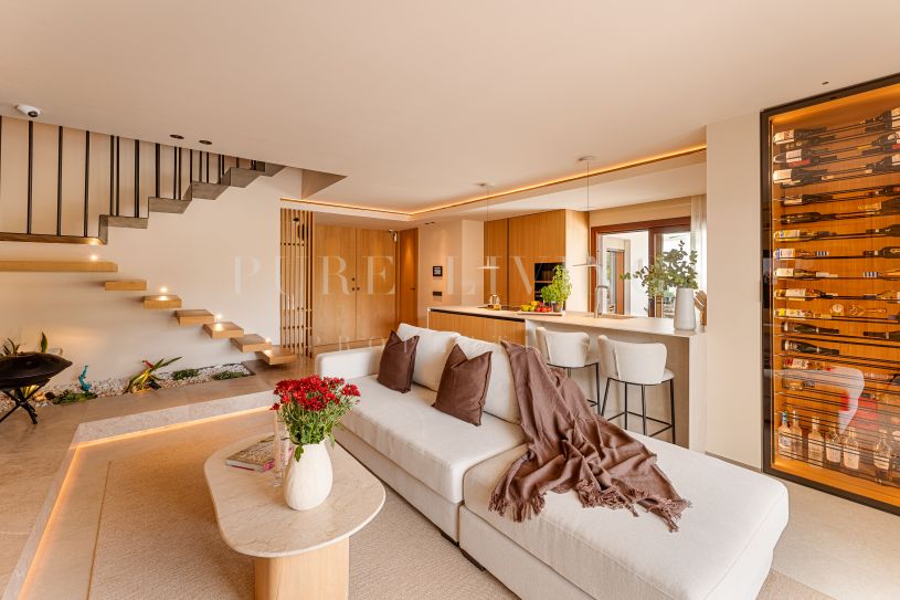 Gerenoveerd duplex penthouse op de Golden Mile van Marbella