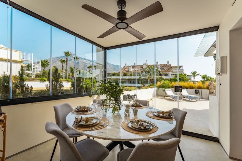 Gerenoveerd duplex penthouse op de Golden Mile van Marbella