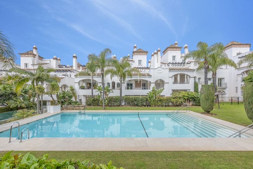 A spacious west facing three bedroom apartment in Montebello Hills, Marbella Golden Mile