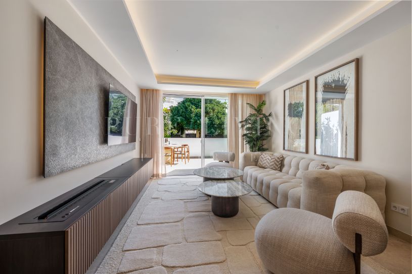Newly renovated ground floor apartment in Nueva Andalucia