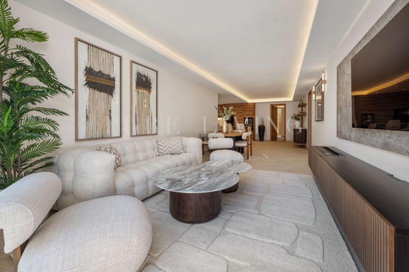 Newly renovated ground floor apartment in Nueva Andalucia