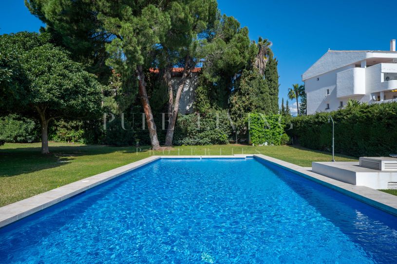 Newly renovated ground floor apartment in Nueva Andalucia